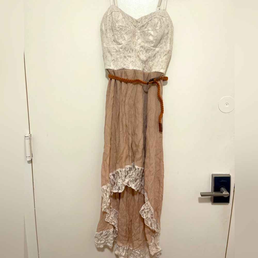 Lily Rose spring high-low dress.